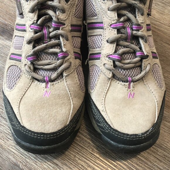 New Balance 646 Brown Suede Hiking Trail Shoes Women US8.5 Water resistance - Picture 5 of 11